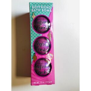 Onyx Bathhouse Boyfriend Bath Bomb Set 3-Pack Black Cherry New‎ Gift Idea